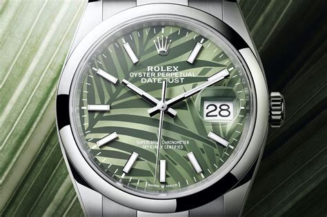 rolex datejust best dial color|rolex datejust 36 palm motif.